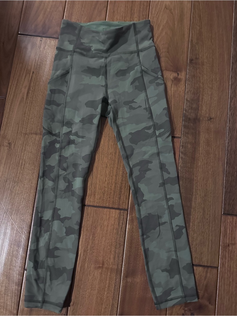 lululemon athletica Green Camo High-Rise Leggings